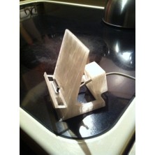 Byr iPhone 4, 4s Hoparlör Kesikli Duvar Standı (Plastik Aparattır!!!) 3D