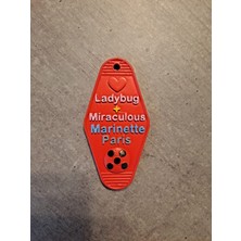 Byr Anahtarlık Mucizevi Ladybug (Sadece Plastik Aparattır!!!) 3D