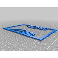 Byr 3D Yazıcı Meme Çerçevesi (Sadece Plastik Aparattır!!!) 3D