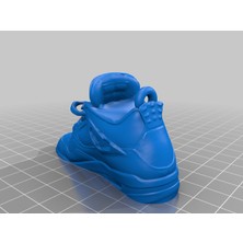 Byr Anahtarlık Nike Air Jordan 4 (Sadece Plastik Aparattır!!!) 3D