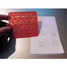 Byr Ifade Çizim Şablonu (Sadece Plastik Aparattır!!!) 3D