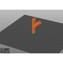 Byr 16 Yaşında Klimanın Tahliye Borusu İçin Tee  3D
