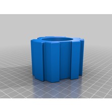 Byr Modüler Altıgen Baharat Rafı  3D