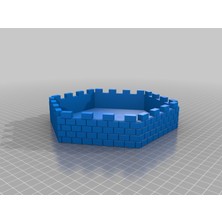 Byr Tuğlalı Zar Kutusu  3D