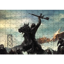 Cakapuzzle  Dawn Of The Planet Of The Apes 120 Parça Puzzle Yapboz Mdf (Ahşap)