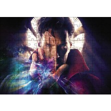 Caka Tablo Cakapuzzle  Dr. Strange Görseli 120 Parça Puzzle Yapboz Mdf (Ahşap)