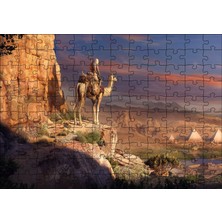 Cakapuzzle Assassins Creed Piramitler Suikastçi ve Devesi 120 Parça Puzzle Yapboz Mdf (Ahşap)
