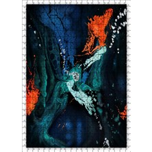 Cakapuzzle Renk Cümbüşü Soyut Dalgalar 120 Parça Puzzle Yapboz Mdf (Ahşap)