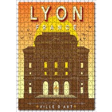 Cakapuzzle Lyon De Sanat Kalesi Görseli 120 Parça Puzzle Yapboz Mdf (Ahşap)