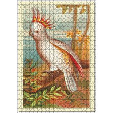 Cakapuzzle Ibikli Baykuş Görseli 120 Parça Puzzle Yapboz Mdf (Ahşap)