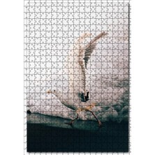 Cakapuzzle Sahilden Havalanan Martı ve Beyaz Köpükler 120 Parça Puzzle Yapboz Mdf (Ahşap)