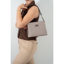 Silver & Polo Kahve Sarı - Kahve SP937 Kadın Omuz Çantası