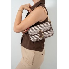 Silver & Polo Kahve Sarı - Kahve SP1171 Kadın Omuz Çantası