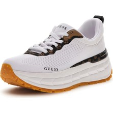 Kadın Runit2 Monogram Desenli Kalın Tabanlı Sneaker - Beyaz