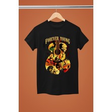 Bob Dylan Baskılı Pamuklu Kısa Kollu Regular Kalıp Rock Tshirt