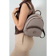 Silver & Polo Kahve Sarı - Kahve SP945 Kadın Sırt Çantası