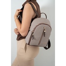 Silver & Polo Kahve Sarı - Kahve SP901 Kadın Sırt Çantası