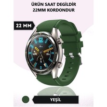 Huawei Watch Ultimate Keşif Siyahı Uyumlu Çizgi Desenli Silikon Kordon Kayış (22MM)