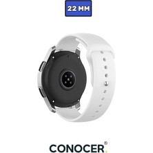 Huawei Watch 4 / 4 Pro / 3 Pro Uyumlu Yumuşak Silikon Kordon Kayış (22MM)