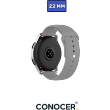 Huawei Watch Ultimate Keşif Siyahı Uyumlu Yumuşak Silikon Kordon Kayış (22MM)