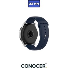 Huawei Watch 4 Uyumlu Yumuşak Silikon Kordon Kayış (22MM)
