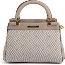 Silver & Polo Bej - Kum SP1193 Kadın El Çantası