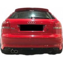 Audi A3 8p S3 2003-2008 2 Kapı Arka Tampon Eki - Difüzör  ( Plastik)