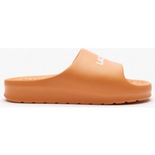 Lacoste Croco 2.0 Evo Unisex Terlik Turuncu Silikon/Plastik Malzeme ile Rahat Tasarım