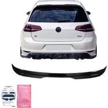 Vw Golf Mk7 Gtı/r/r-Line 2013-2016 Spoiler / Vw Golf Mk7.5 Gtı/r/r-Line 2017-2020 Spoiler Version 2