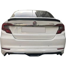 Fiat Egea Spoyler Plastik Spoiler Parlak Siyah