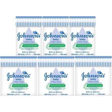 Johnson's Baby Kulak Temizleme Çubuğu 100 Adet + 200 Adet Toplam 900 Adet (Karma Set)