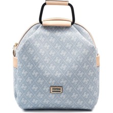 Silver & Polo Mavi - Ten SP771 Kadın Sırt Çantası