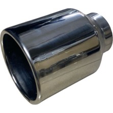 🚗 Krom Yuvarlak Model 120 mm Tekli Egzoz Ucu | Paslanmaz Çelik & Şık Tasarım