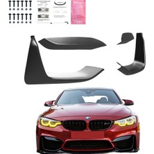 Bmw M3 F80 2014-2018 / M4 F82 2014-2021 Uyumlu Ön Flap 4 Parça – Sportif Görünüm ve Ek Koruma