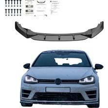 Vw Golf Mk7 R (2013-2016) Ön Lip Version 2 (Plastik)
