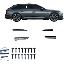 Audı S6 / A6 S-Line C8 (Sedan-Avant) 2019-2023 Marşpiyel Altı Lip / Audı S6 / A6 S-Line C8 Makyajlı