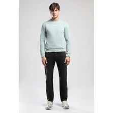 Dorres Erkek O Yaka Sweatshirt Yeşil