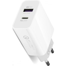  Huawei Enjoy 70S Ile Uyumlu  25W Type C - Qc 3.0 Şarj Adaotörü HW25