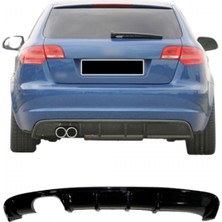 Audi A3 8p 2008-2011 Arka Tampon Difüzör – Sportif Tasarım, Dayanıklı Plastik Malzeme