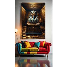 Antik Mısır Firavun Mezarı Iı Ev Duvar Salon Güzellik Salonu Ofis Dükkan Dekarasyon Kanvas Tablo