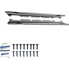 🚗 Bmw X1 M-Pack F48 2015-2019 Uyumlu Marşpiyel Altı Lip (2 Parça) – Sportif & Dayanıklı Tasarım