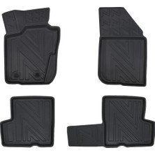 Dacia Duster 4x4 2009-2017 4d Premium Havuzlu Oto Paspas - Karbon Desenli