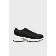 Calvin Klein Logolu Süet Detaylı Sneaker Ayakkabı YW0YW0199501O Bayan Ayakkabı YW0YW01995 01O