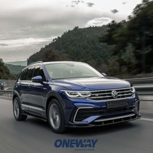 🔵 Vw Tiguan R / R-Line Mk2 Fl 2020 Marşpiyel Altı Lip ⚙️ Suv’un Yan Görünümüne Sportif Dokunuş!
