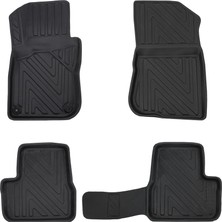 Peugeot 208 2012-2019 4d Premium Havuzlu Oto Paspas - Karbon Desenli