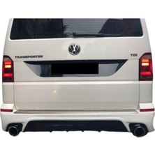 🚐 Volkswagen Transporter T6-T6.5 Izgaralı Arka Ek | Dayanıklı Plastik | Sportif Görünüm | Boyasız