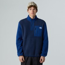 The North Face M Yumiori 1/4 Zip Erkek Polar Düz Desenli XL Lacivert Sezonluk Ürün