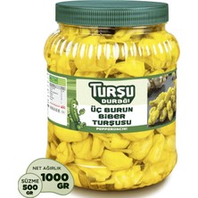 Turşu Durağı Üç Burun Biber Turşusu 1 KG