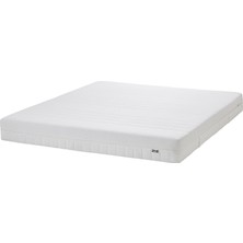 IKEA Akrehamn Çift Kişilik Yatak Beyaz 140X200 cm Orta Sert
