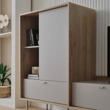 Cante Tv Sehpası Kitaplık Modülü